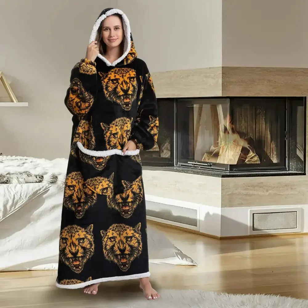 Cap Polaire - Plaid avec Manche