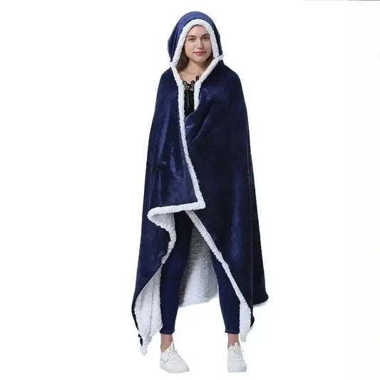 Cap Poncho Plaid - Plaid avec Manche