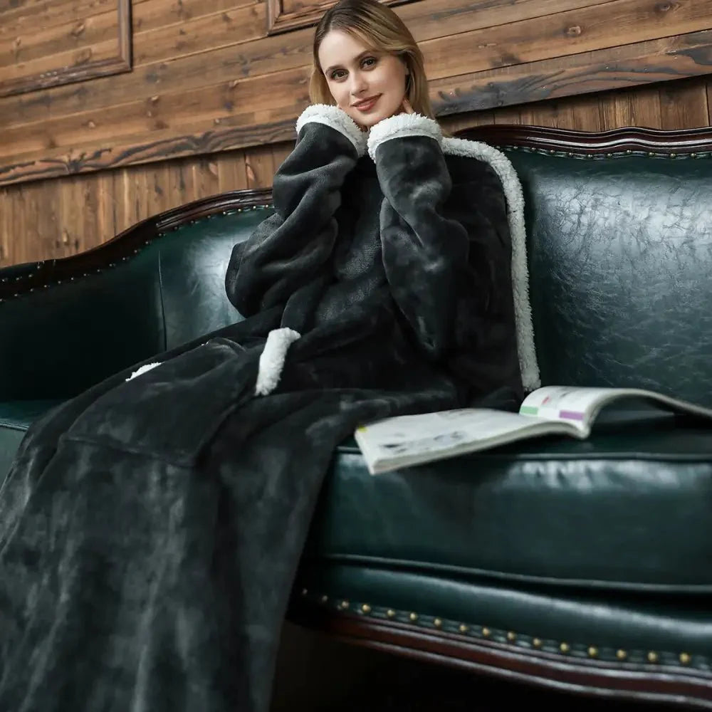 Couverture Portable - Plaid avec Manche