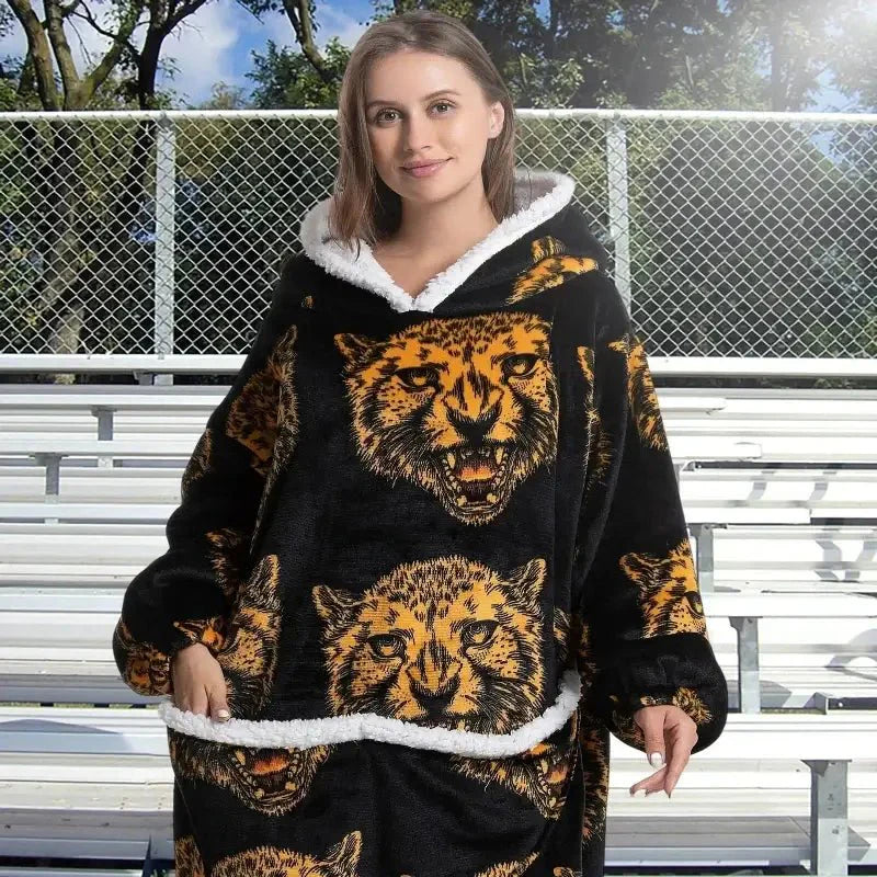 Cap Polaire - Plaid avec Manche