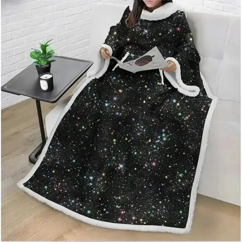 Plaid à enfiler - Plaid avec Manche