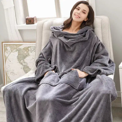 Plaid Confortable - Plaid avec Manche